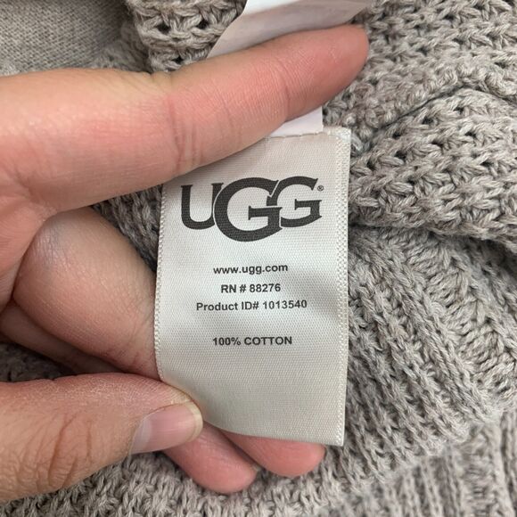 Ugg Australia Cowl Neck Knit Tunic Sweater Womens M Medium Doeskin Dolman Sleeve - Picture 13 of 16